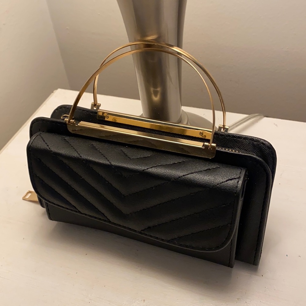 Black And Gold Clutch Purse